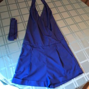 💙 Sexy blue halter shorts jumper 💙